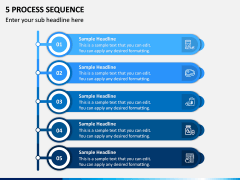 5 Process Sequence PPT Slide 1
