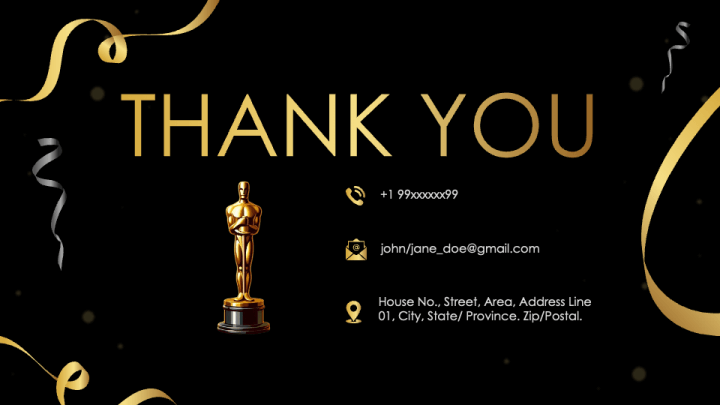 Free - Oscars Presentation Theme For PowerPoint And Google Slides - PPT ...