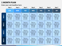 1 Month Plan PPT Slide 3