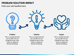 Problem Solution Impact PowerPoint and Google Slides Template - PPT Slides