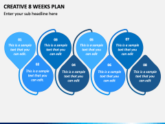 Creative 8 Weeks Plan PPT Slide 1