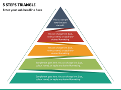 5 Steps Triangle PPT Slide 2