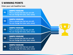 5 Winning Points PPT Slide 2