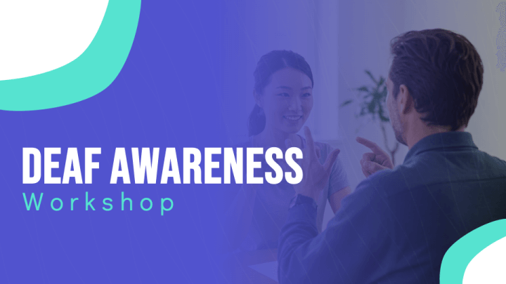 Deaf Awareness Workshop PPT Slide 1