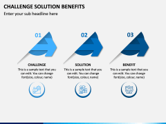 Challenge Solution Benefit free PPT slide 1