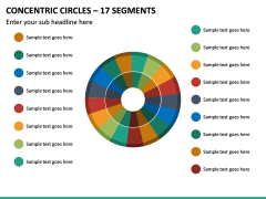 Concentric Circles – 17 Segments PPT Slide 2