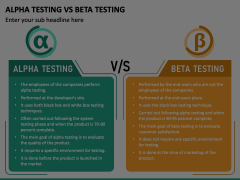 Alpha Testing Vs Beta Testing Animated Presentation - SketchBubble