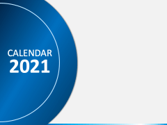 Calendar 2021 Type 3 PPT Slide 1