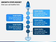 Growth Steps Rocket Free PPT Slide 2
