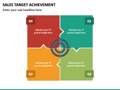 Sales Target Achievement PowerPoint and Google Slides Template - PPT Slides