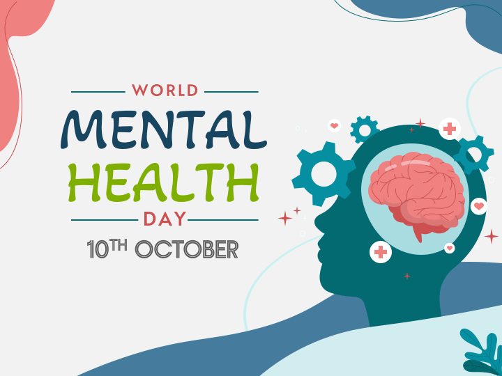 World Mental Health Day free PPT slide 1