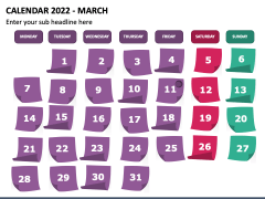 Calendar 2022 PPT Slide 3