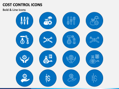 Cost Control Icons PPT Slide 1