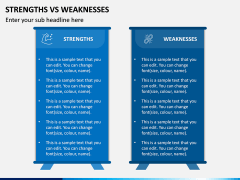 Strengths Vs Weaknesses PPT Slide 7
