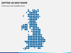 Dotted UK Map PPT Slide 1