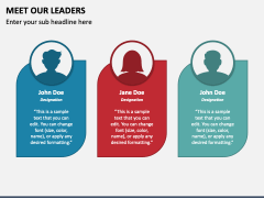 Meet Our Leaders PPT Slide 3