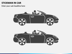 Stickman in Car PPT Slide 2