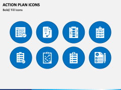Action Plan Icons PPT Slide 3