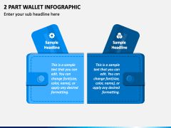 2 Part Wallet Infographic PPT Slide 2