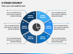 6 Stages Dounut PPT Slide 1