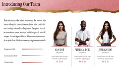 Rose Gold Background Theme PPT Slide 8