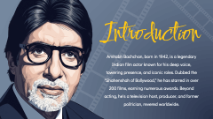 Amitabh Bachchan Presentation PPT Slide 3