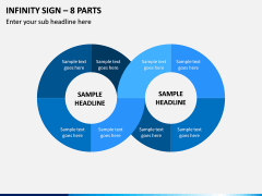 Infinity Sign - 8 Parts PPT Slide 1