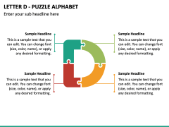 Letter D - Puzzle Alphabet PPT Slide 2