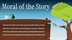 A Tale of Two Feathers Theme PPT Slide 11