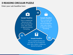 3 Reasons Circular Puzzle Slide 1