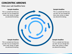 Concentric Arrows PPT Slide 2