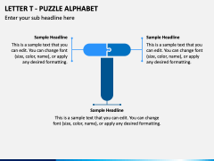 Letter T - Puzzle Alphabet PPT Slide 1