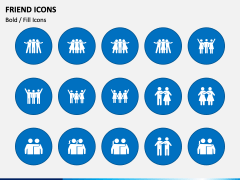 Friend Icons PPT Slide 2