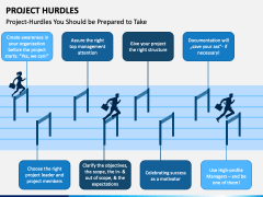 Project Hurdles free PPT slide 2