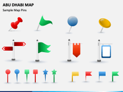Abu Dhabi Map PPT Slide 6