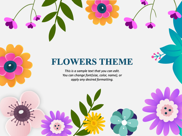 Flowers Theme - Free Download | PowerPoint Template & Google Slides