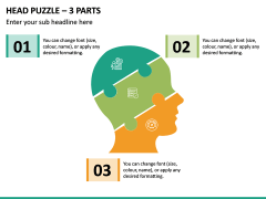 Head Puzzle – 3 Parts PPT Slide 2