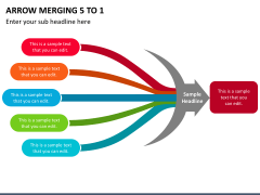 Arrow Merging 5 To 1 Slide 1