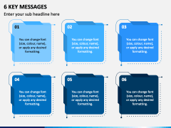 6 Key Messages PPT Slide 1