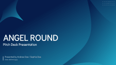 Angel Round Pitch Deck PPT Slide 1