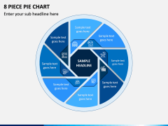 8 Piece Pie Chart PPT Slide 1