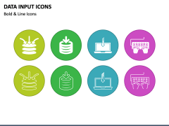 Data Input Icons for PowerPoint and Google Slides - PPT Slides