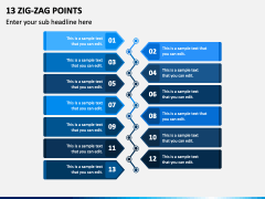 13 Zig-Zag Points PPT Slide 1