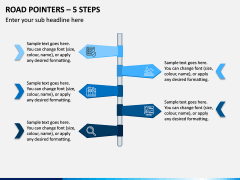 Road Pointers – 5 Steps PPT Slide 1