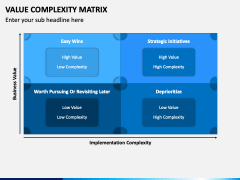 Value Complexity Matrix PowerPoint and Google Slides Template - PPT Slides