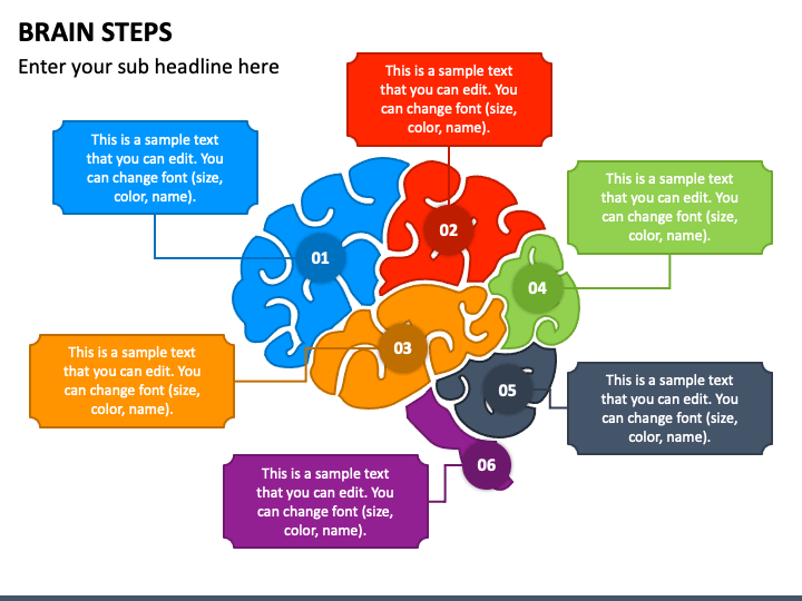 Brain Steps PPT Slide 1