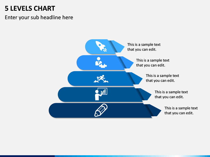 5 Levels Chart PPT Slide 1