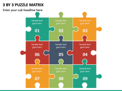 3 By 3 Puzzle Matrix PPT slide 2