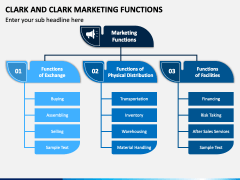 Clark and Clark Marketing Functions PPT Slide 2