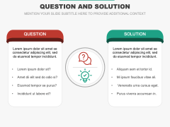 Question and Solution PowerPoint and Google Slides Template - PPT Slides